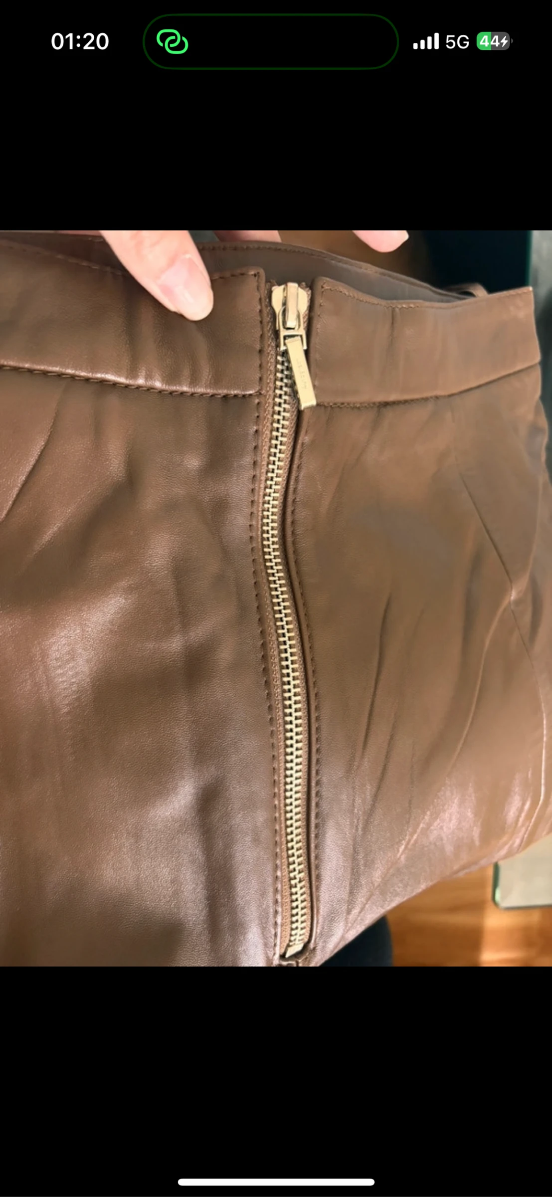 Real leather skirt – photo 2